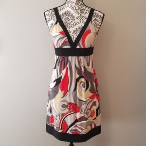 Geometric Dress. Knee length.